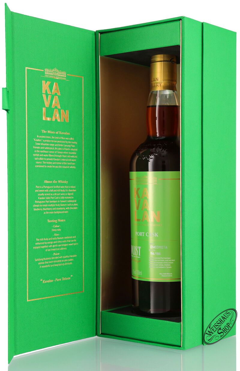 Kavalan Solist Port Cask Whisky 59,4% vol. 0,70l Kavalan Solist Port Cask Whisky 59,4% vol. 0,70l