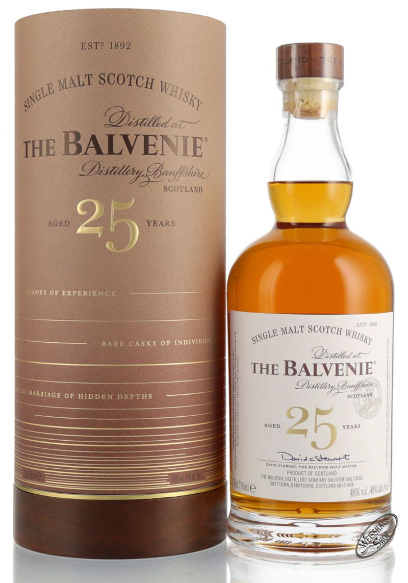 The Balvenie 25 YO Whisky 48% vol. 0,70l The Balvenie 25 YO Whisky 48% vol. 0,70l