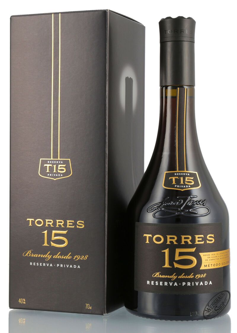 Torres 15 YO Reserva Privada Brandy 40% vol. 0,70l Torres 15 YO Reserva Privada Brandy 40% vol. 0,70l