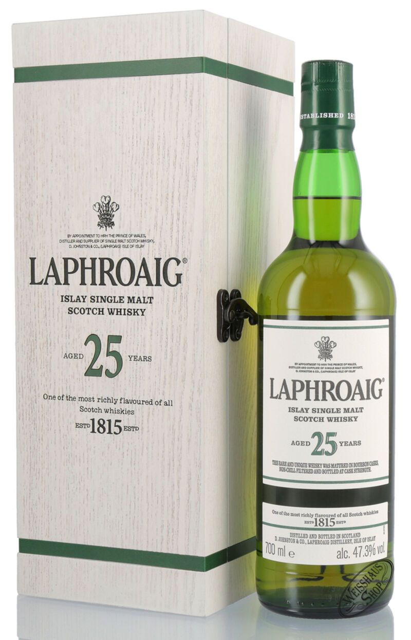 Laphroaig 25 YO Cask Strength Edition 2023 Whisky 47,3% vol. 0,70l Laphroaig 25 YO Cask Strength Edition 2023 Whisky 47,3% vol. 0,70l