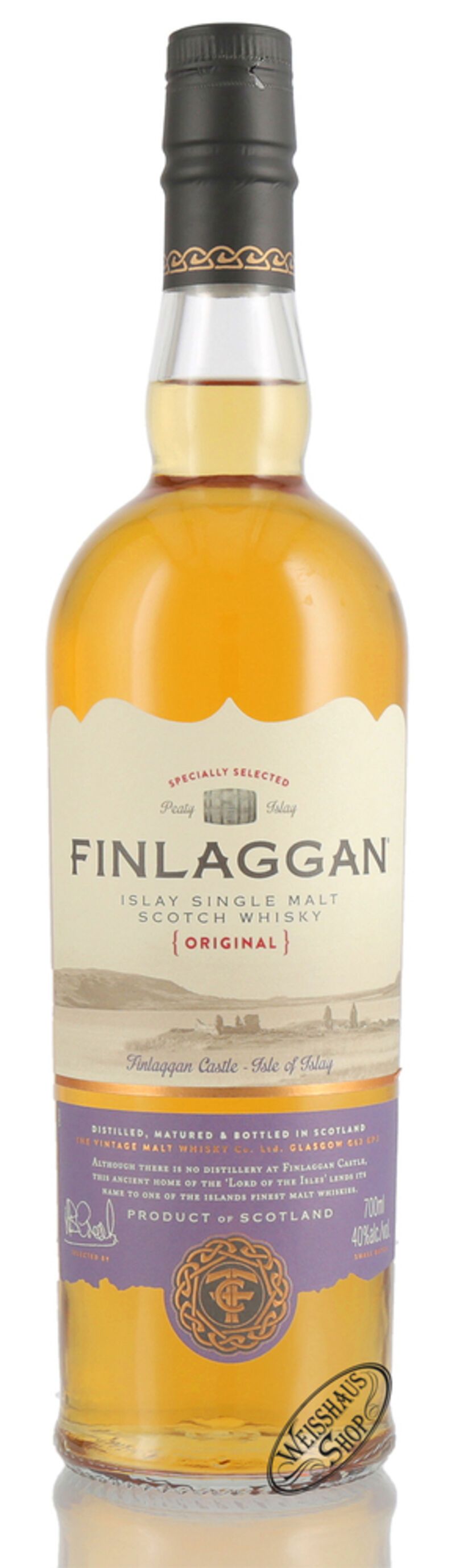 Finlaggan Original Peaty Islay Whisky 40% vol. 0,70l Finlaggan Original Peaty Islay Whisky 40% vol. 0,70l