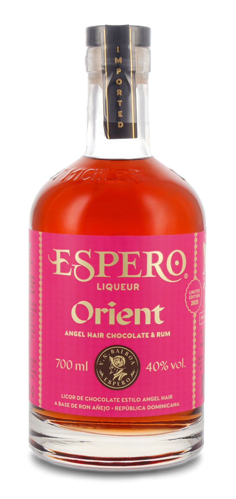 Espero Orient Angel Hair Style Chocolate Liqueur 40% vol. 0,70l