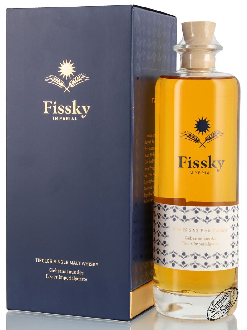 Maass Fissky Tirol Imperial Single Malt Whisky 40% vol. 0,50l Maass Fissky Tirol Imperial Single Malt Whisky 40% vol. 0,50l