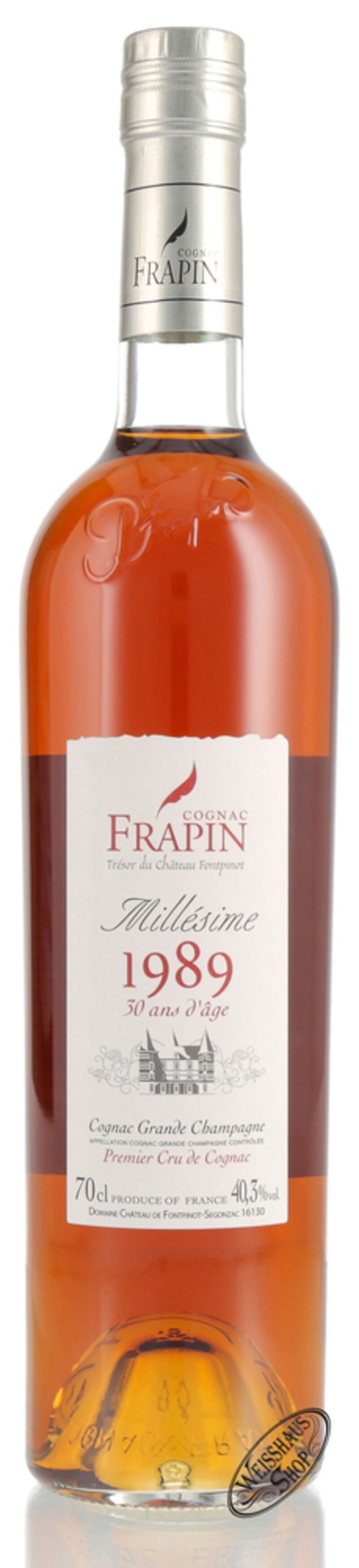 Frapin Millesime 1989 30 YO Cognac 40,3% vol. 0,70l