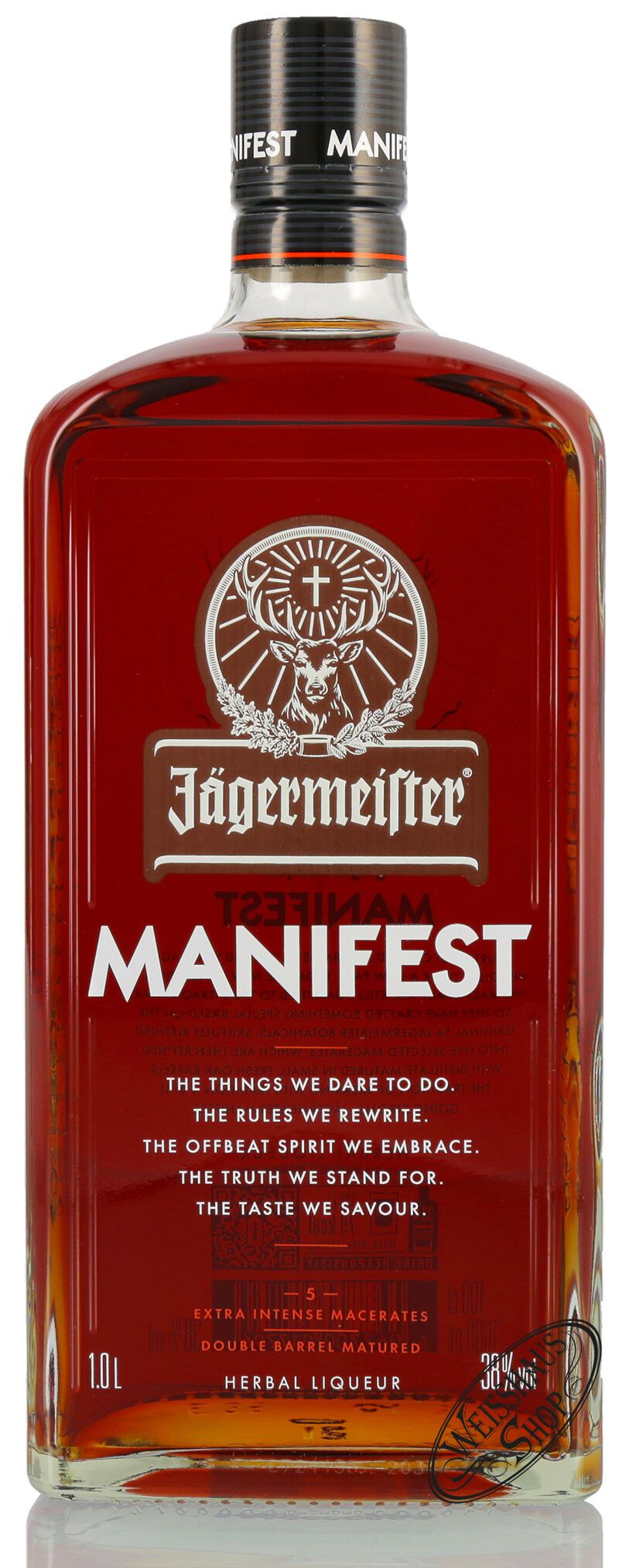 Jägermeister Manifest 38% vol. 1,0l