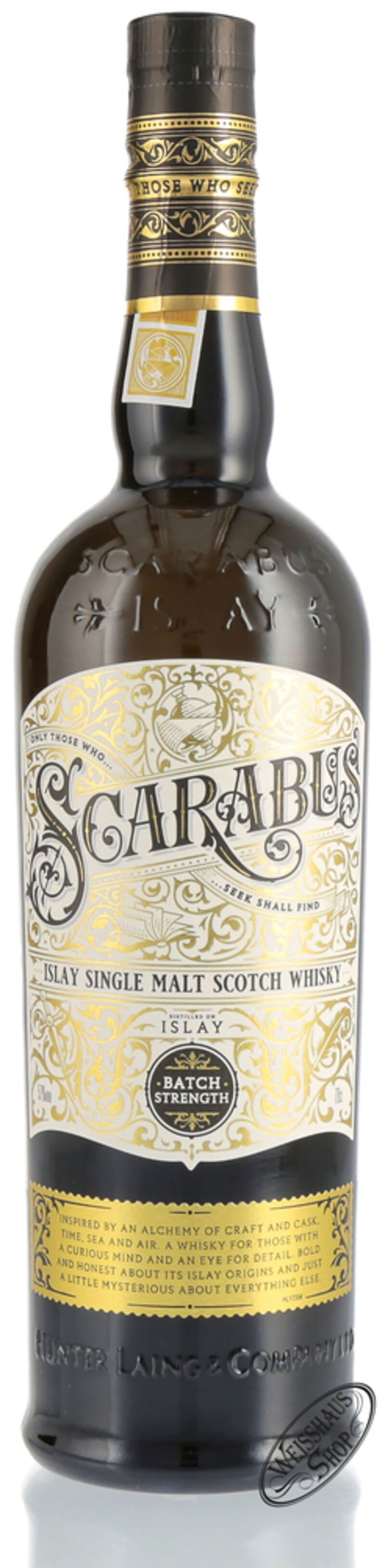 Scarabus Islay Batch Strength Single Malt Whisky 57% vol. 0,70l