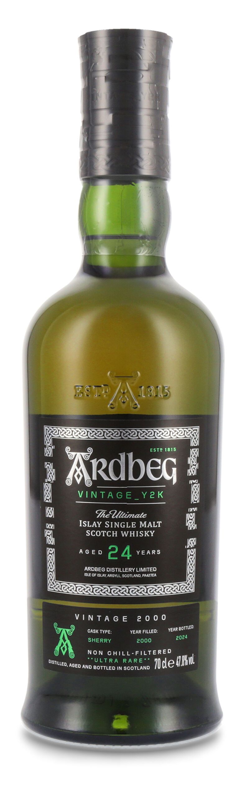 Ardbeg Vintage Y2K V2 24 YO Islay Whisky 47,8% vol. 0,70l Ardbeg Vintage Y2K V2 24 YO Islay Whisky 47,8% vol. 0,70l