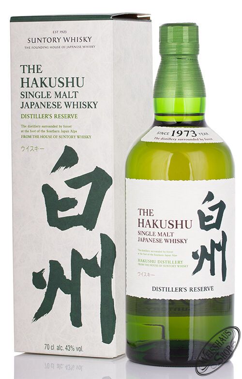 Hakushu Distillers Reserve Japanese Whisky 43% vol. 0,70l Hakushu Distillers Reserve Japanese Whisky 43% vol. 0,70l