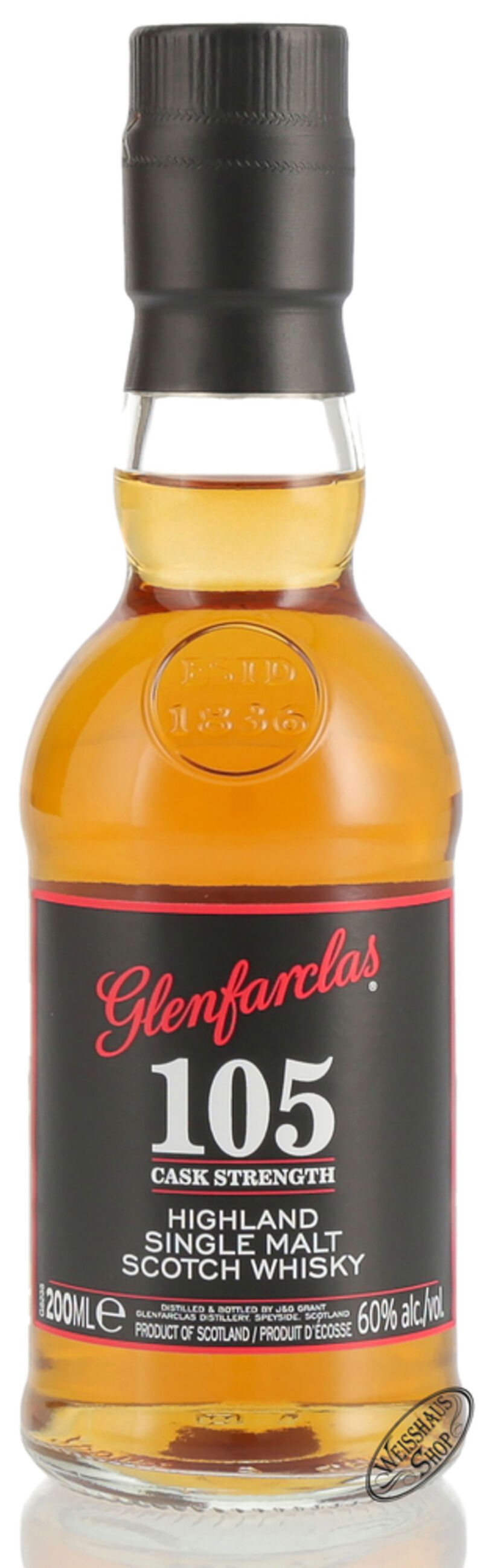 Glenfarclas 105 Single Malt Whisky 60% vol. 0,20l Glenfarclas 105 Single Malt Whisky 60% vol. 0,20l