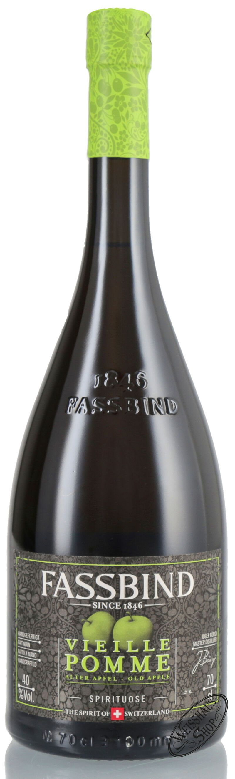 Fassbind Vieille Pomme 40% vol. 0,70l Fassbind Vieille Pomme 40% vol. 0,70l