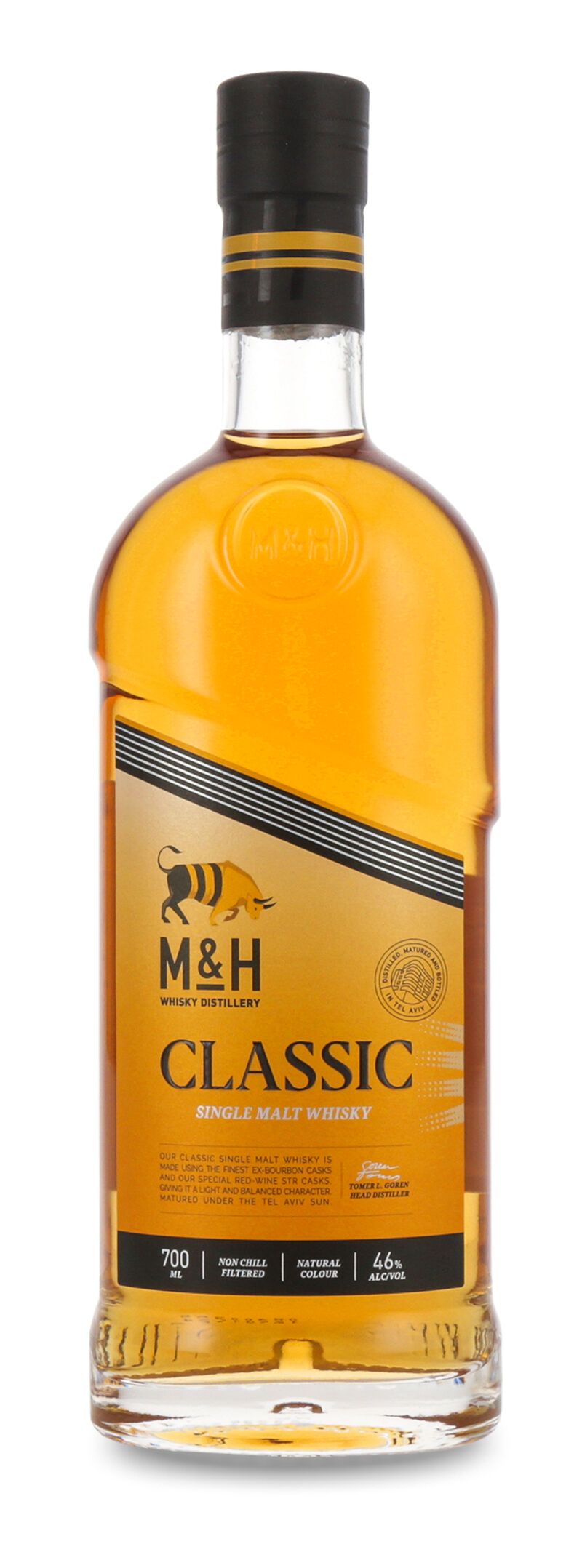 M&H Classic Single Malt Whisky 46% vol. 0,70l