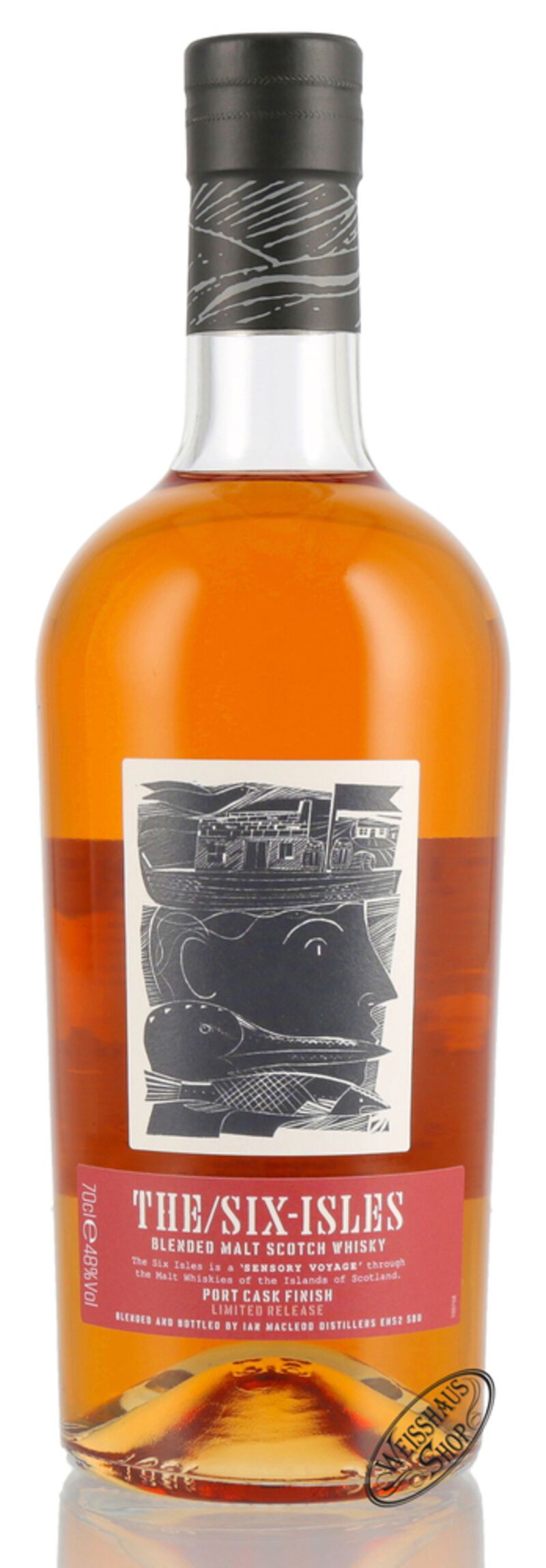 The Six Isles Port Cask Finish Blended Whisky 48% vol. 0,70l The Six Isles Port Cask Finish Blended Whisky 48% vol. 0,70l