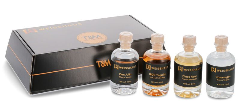 Taste and Match - Tequila-Favoriten 4 x 0,04l Weisshaus Sample Set