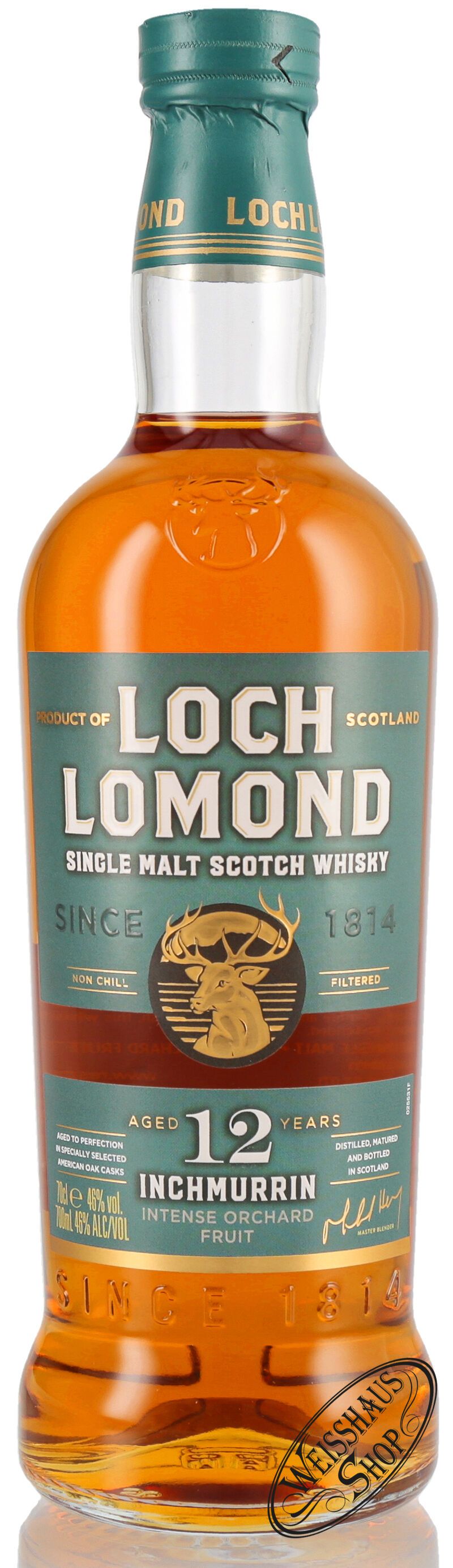 Inchmurrin 12 YO Single Malt Whisky 46% vol. 0,70l