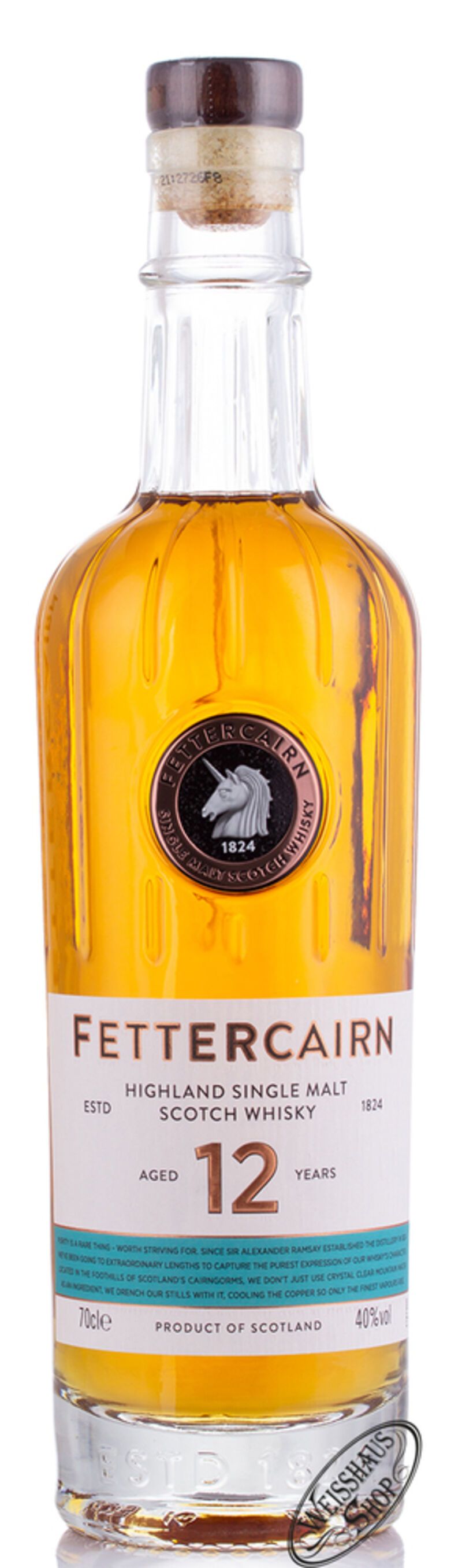 Fettercairn 12 YO Whisky  40% vol. 0,70l Fettercairn 12 YO Whisky  40% vol. 0,70l
