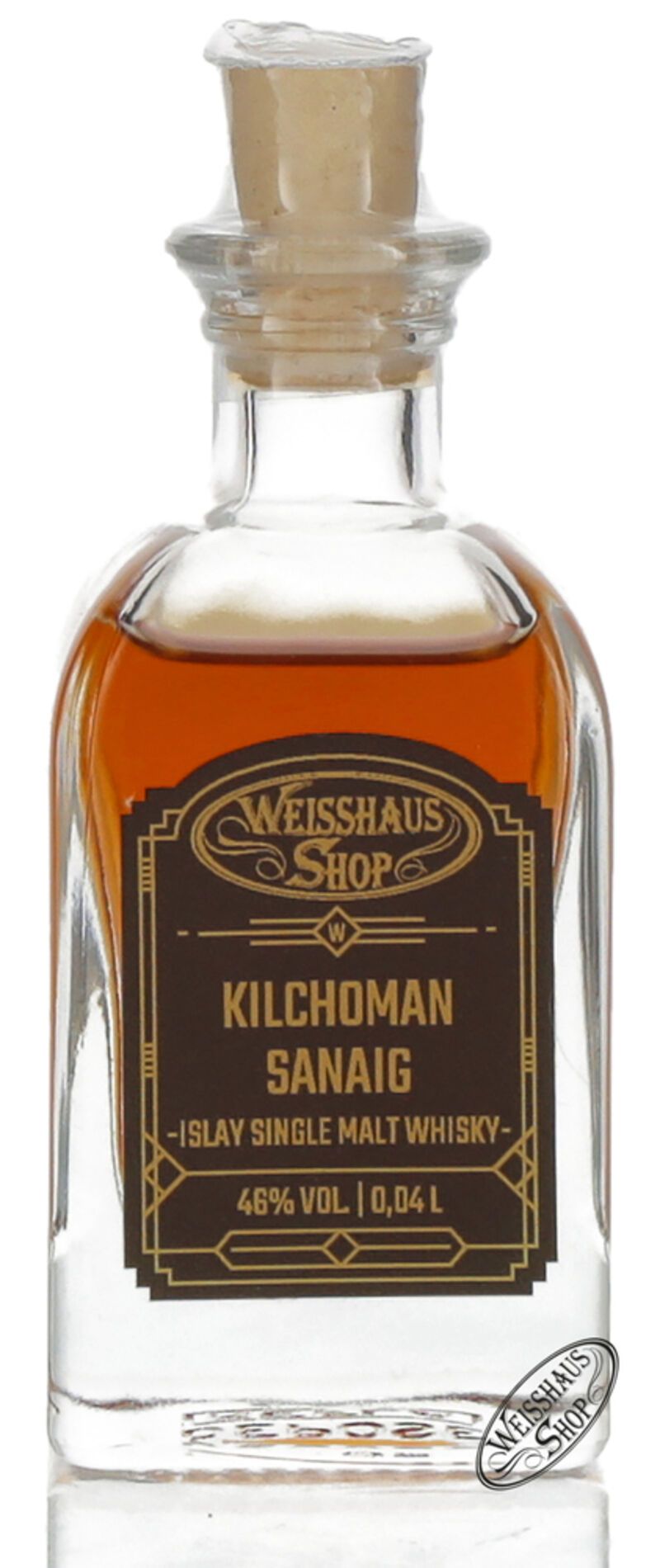 Kilchoman Sanaig Islay Whisky 46% vol. 0,04l Weisshaus Sample Kilchoman Sanaig Islay Whisky 46% vol. 0,04l Weisshaus Sample