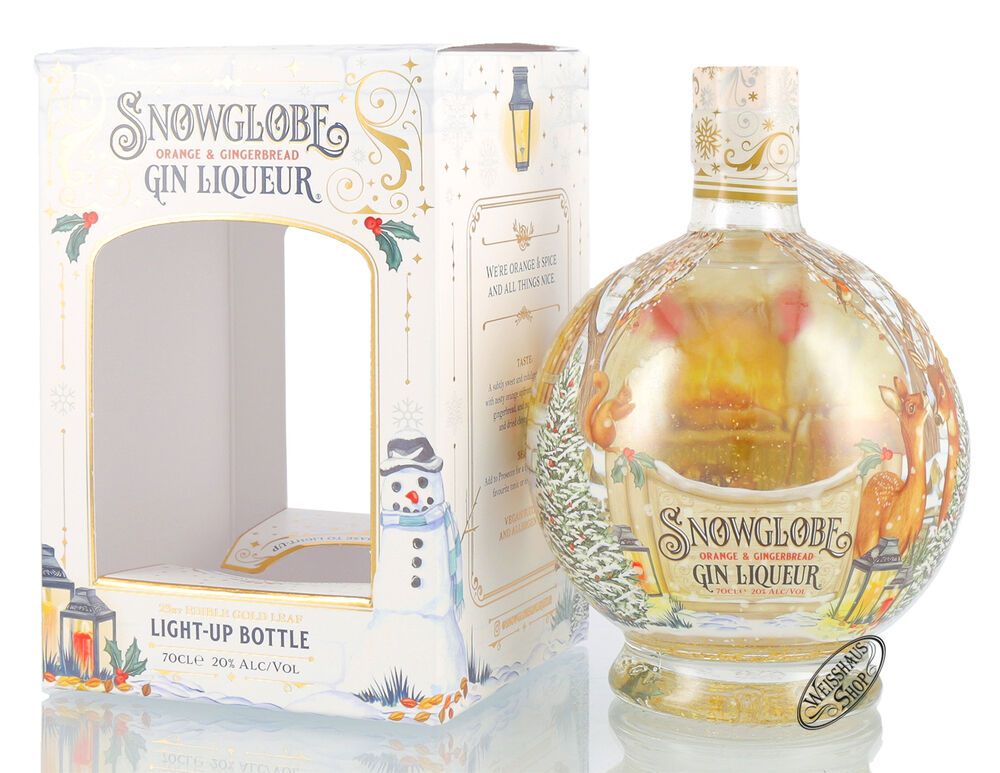 Snowglobe Orange & Gingerbread Gin Liqueur 20% vol. 0,70l