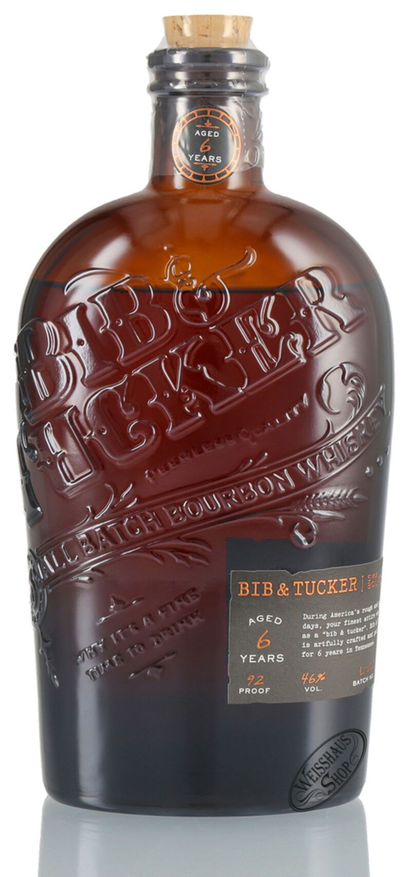 Bib & Tucker Small Batch Bourbon Whiskey 46% vol. 0,70l Bib & Tucker Small Batch Bourbon Whiskey 46% vol. 0,70l