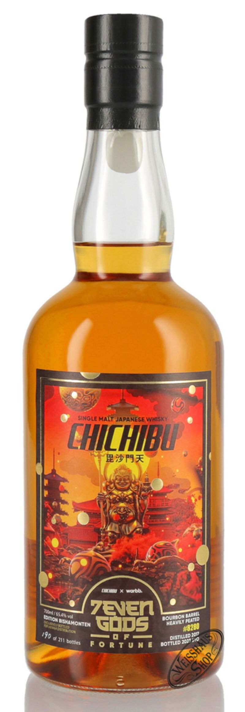 Chichibu 7even Gods of Fortune Edit. 4 Bishamonten #8280 Whisky 65,4% vol. 0,70l