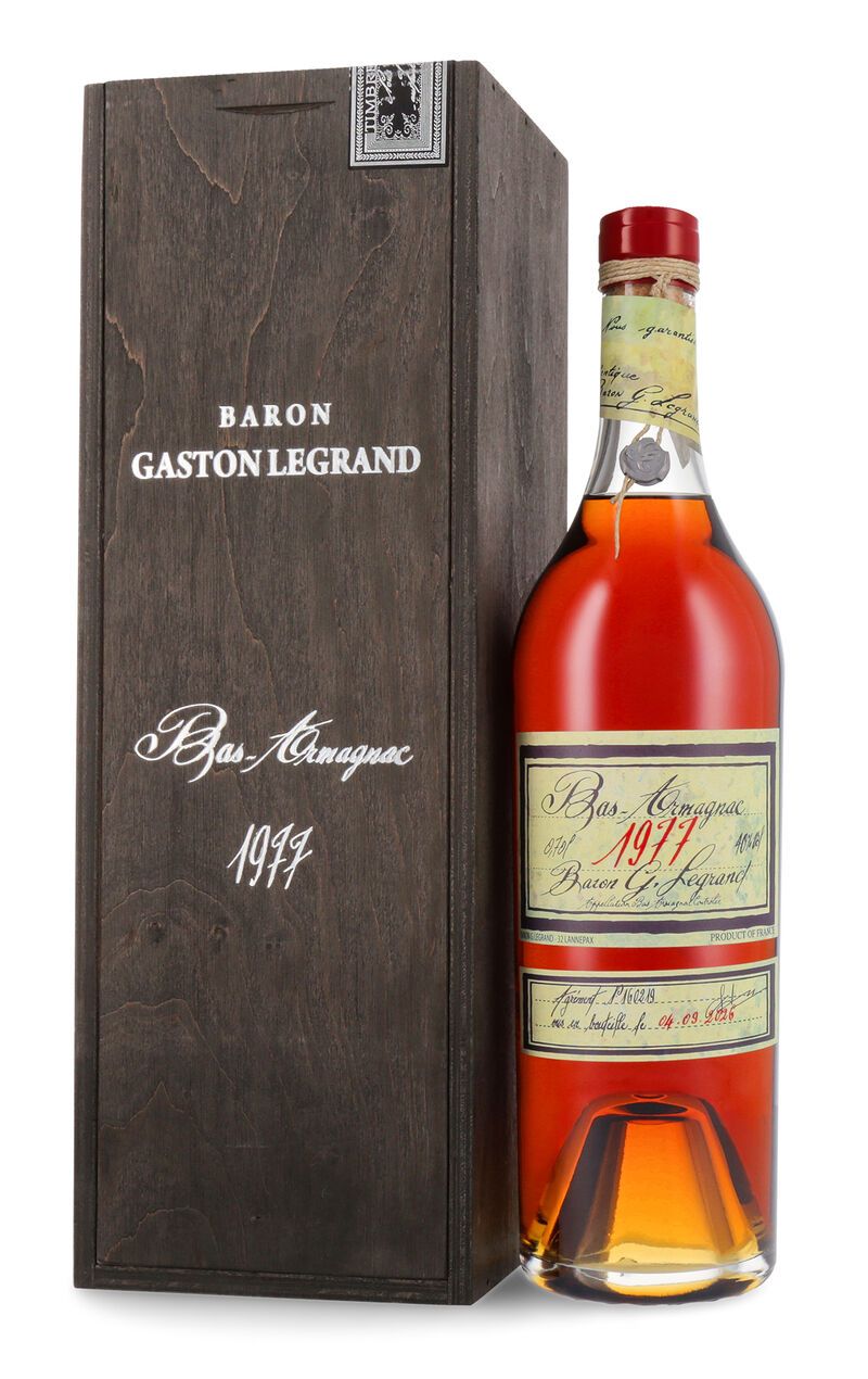 Lhéraud Baron Gaston Legrand 1977 Bas Armagnac 40% vol. 0,70l