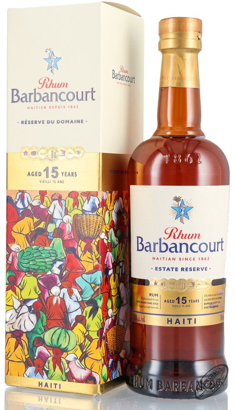 Barbancourt Estate 15 YO Réserve Rhum 43% vol. 0,70l Barbancourt Estate 15 YO Réserve Rhum 43% vol. 0,70l
