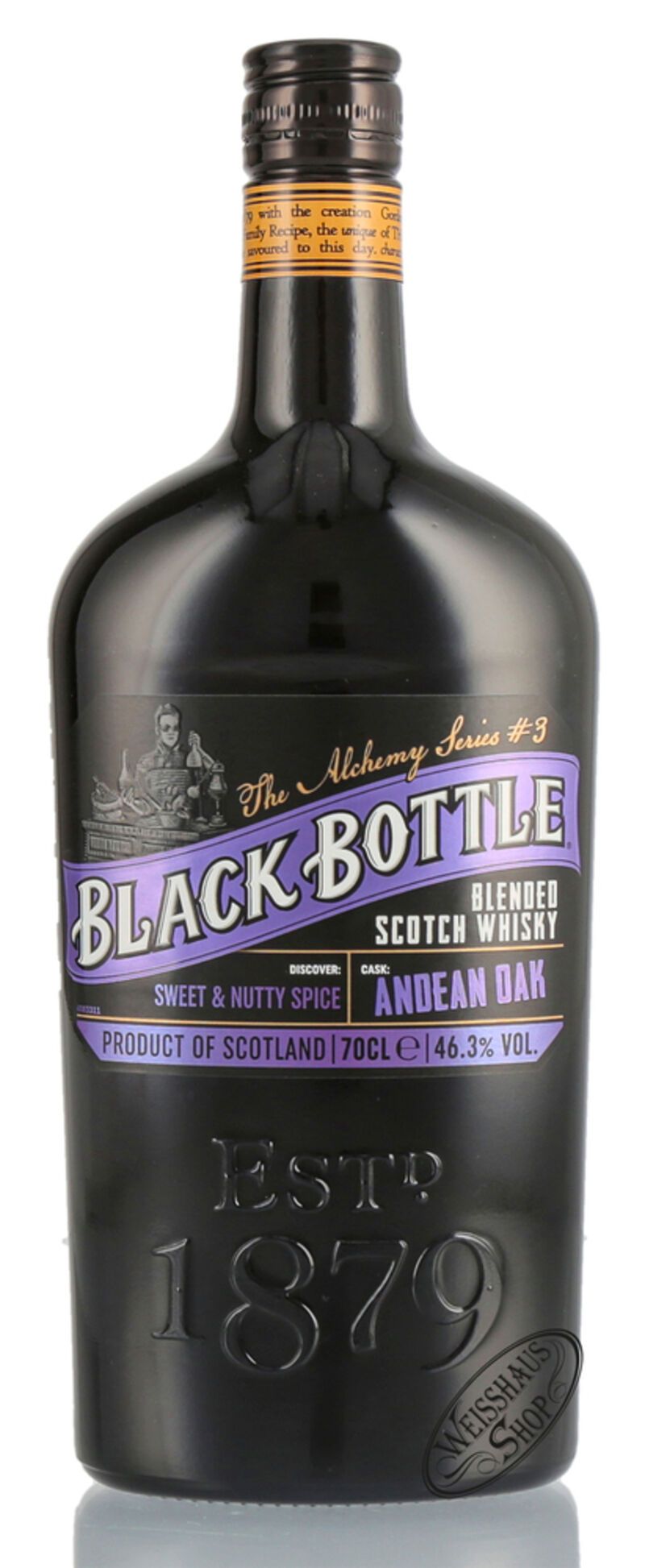 Black Bottle Andean Oak Blended Whisky 46,3% vol. 0,70l Black Bottle Andean Oak Blended Whisky 46,3% vol. 0,70l