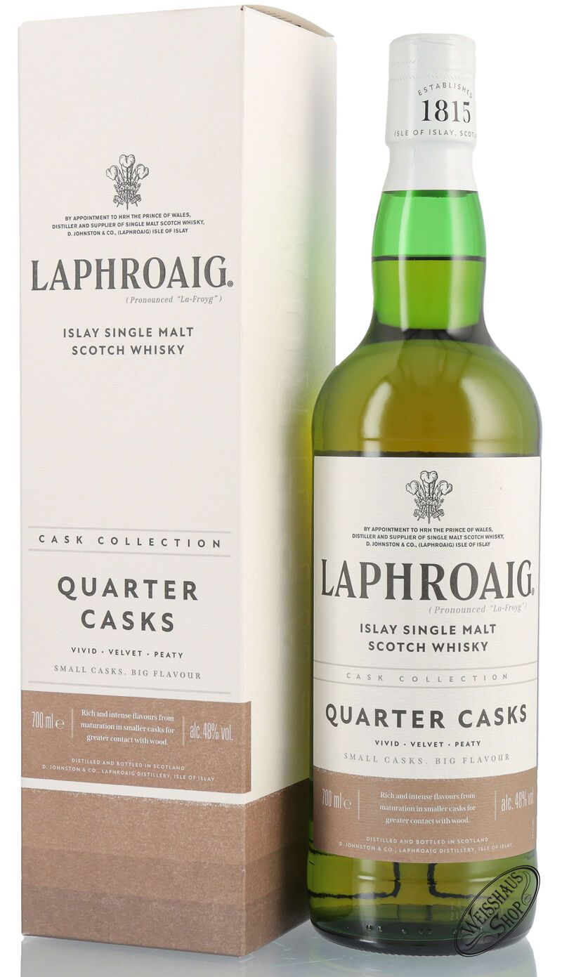 Laphroaig Quarter Cask Single Malt Whisky 48% vol. 0,70l Laphroaig Quarter Cask Single Malt Whisky 48% vol. 0,70l