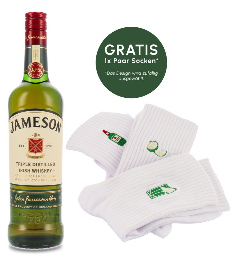 Jameson Irish Whiskey Geschenk-Set 40% vol. 0,70l