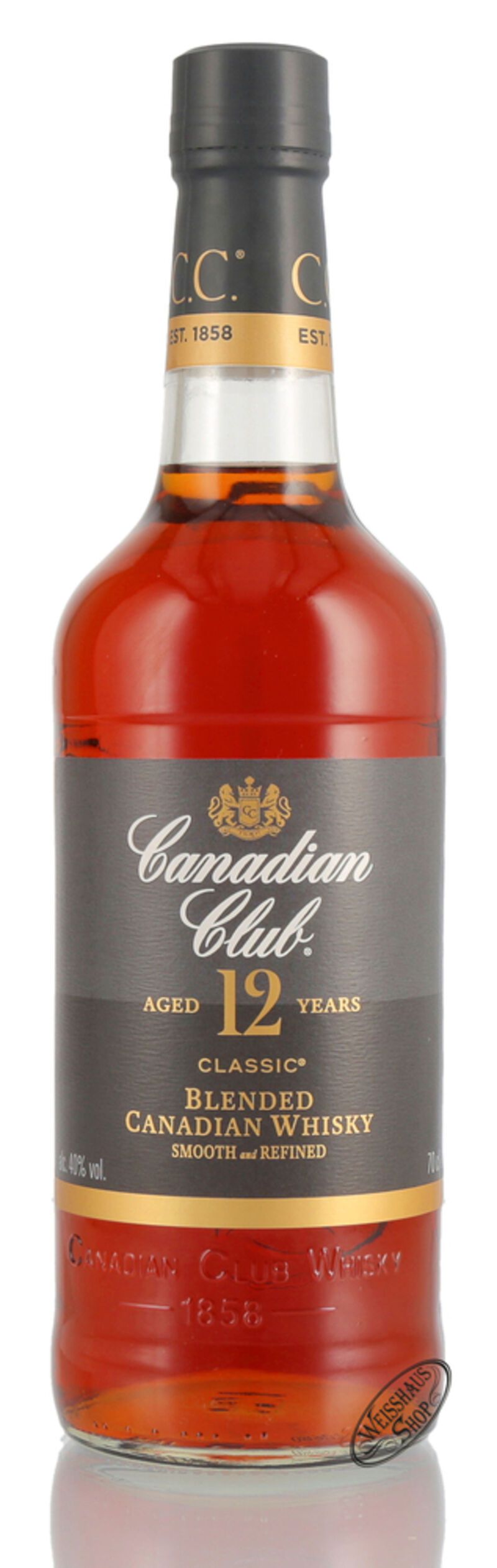 Canadian Club 12 YO Classic Whisky 40% vol. 0,70l Canadian Club 12 YO Classic Whisky 40% vol. 0,70l