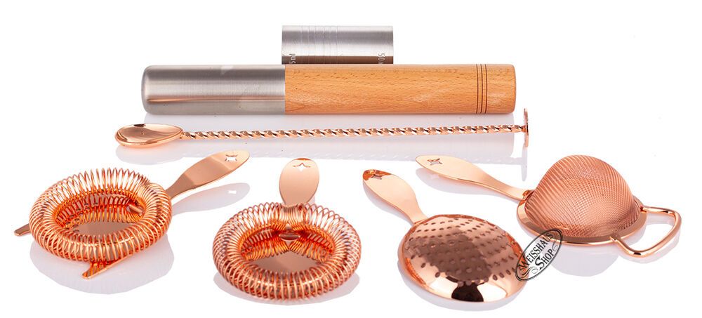 Bonzer Leather Roll Bag Copper - Full Set