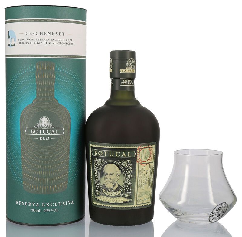 Botucal Reserva Exclusiva Rum Geschenk-Set 40% vol. 0,70l Botucal Reserva Exclusiva Rum Geschenk-Set 40% vol. 0,70l