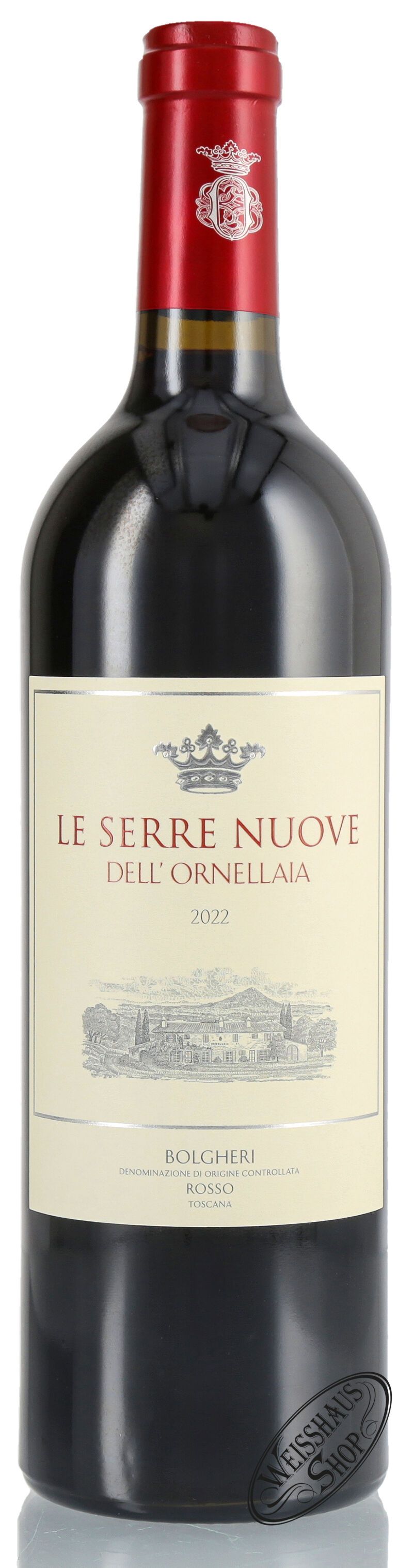 Le Serre Nuove dell'Ornellaia Bolgheri D.O.C. Rosso 2022 14,5% vol 0,75l  Le Serre Nuove dell'Ornellaia Bolgheri D.O.C. Rosso 2022 14,5% vol 0,75l