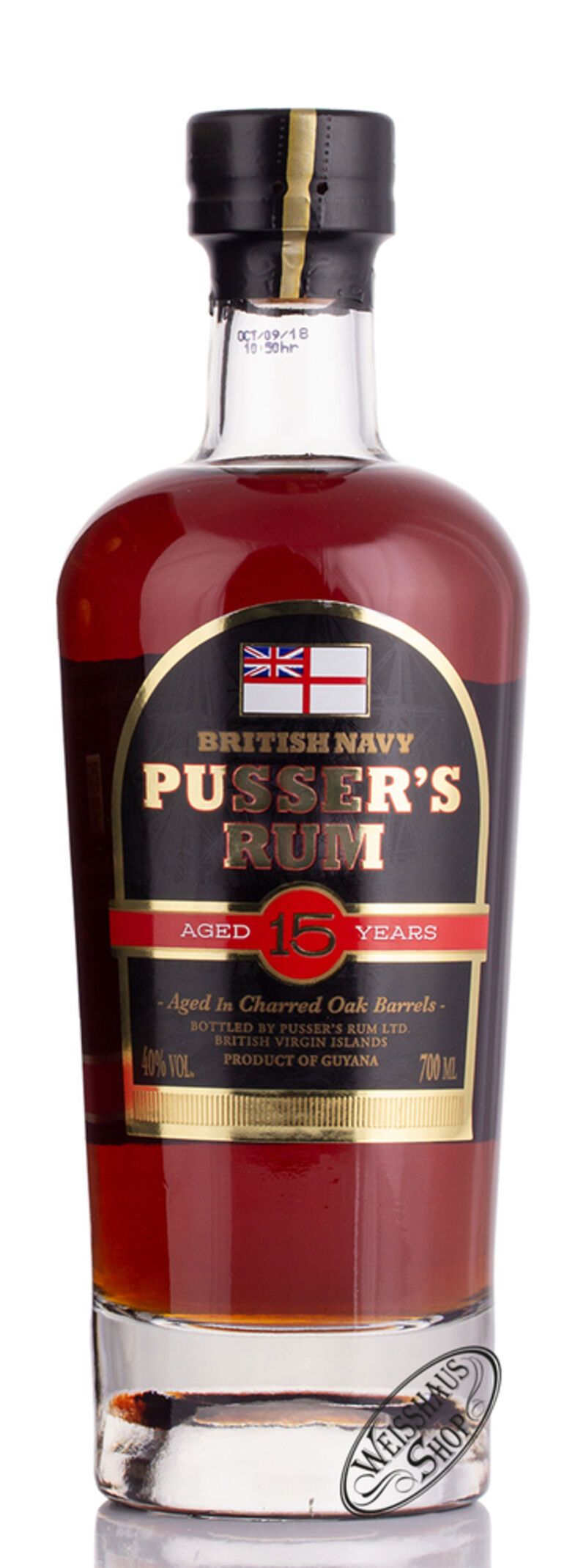 Pusser's Navy Rum Nelson's Blood 15 YO Rum 40% vol. 0,70l Pusser's Navy Rum Nelson's Blood 15 YO Rum 40% vol. 0,70l