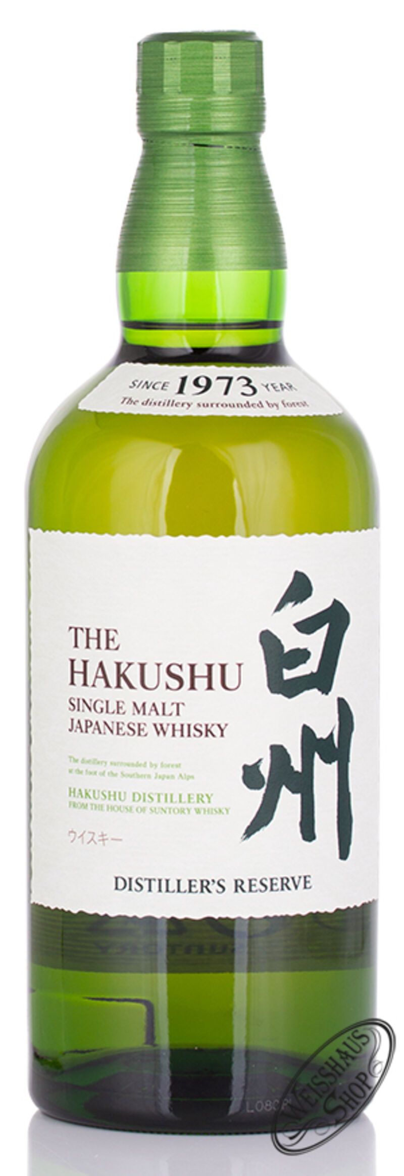 Hakushu Distillers Reserve Japanese Whisky 43% vol. 0,70l Hakushu Distillers Reserve Japanese Whisky 43% vol. 0,70l