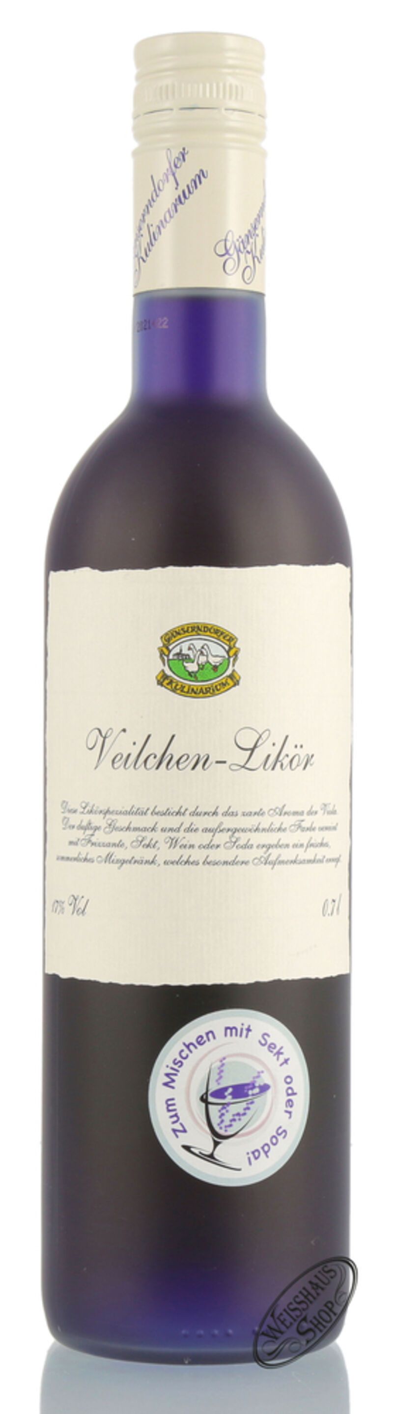 Auersthaler Veilchen Likör 17% vol. 0,70l Auersthaler Veilchen Likör 17% vol. 0,70l