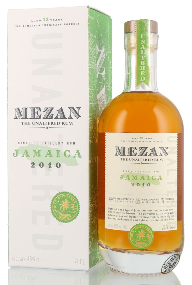 Mezan Rum Jamaica 2010 46% vol. 0,70l Mezan Rum Jamaica 2010 46% vol. 0,70l