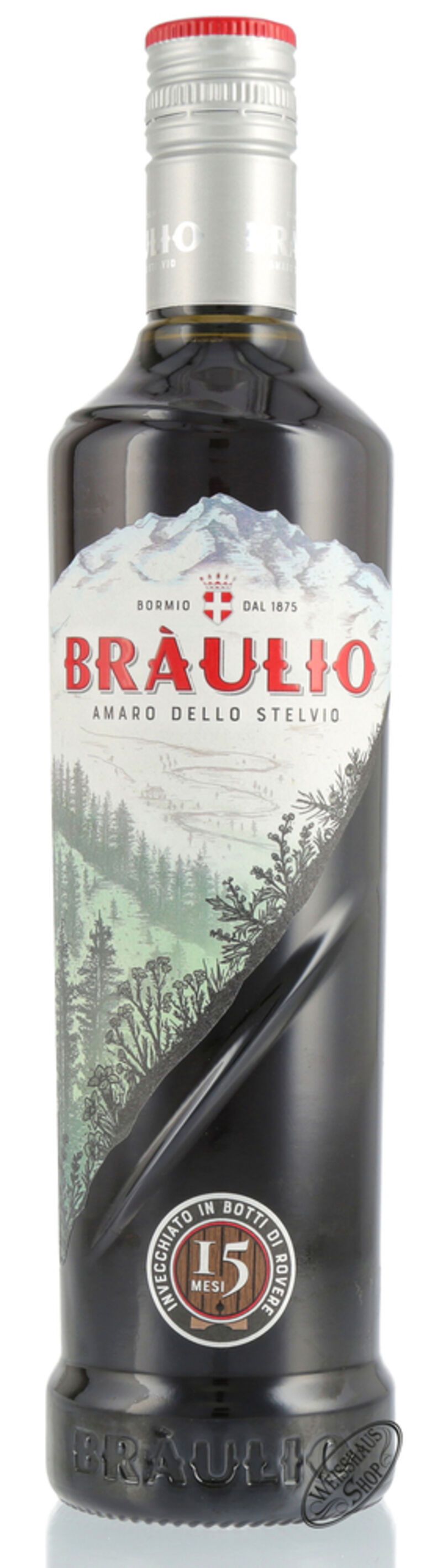 Braulio Amaro Kräuterlikör 21% vol. 0,70l Braulio Amaro Kräuterlikör 21% vol. 0,70l
