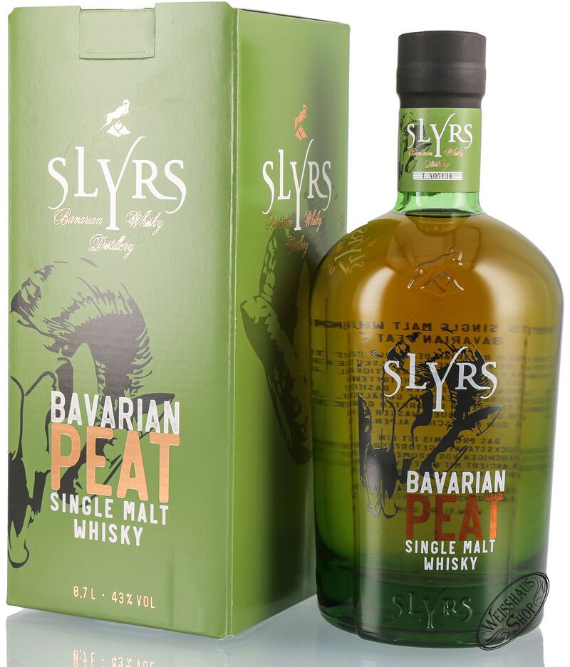 Slyrs Bavarian Peat Whisky 43% vol. 0,70l Slyrs Bavarian Peat Whisky 43% vol. 0,70l