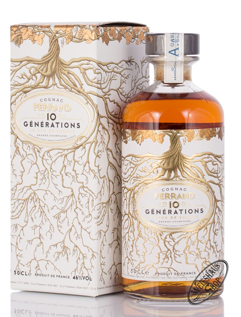 Pierre Ferrand 10 Generations 1er Cru de Cognac 46% vol. 0,50l Pierre Ferrand 10 Generations 1er Cru de Cognac 46% vol. 0,50l