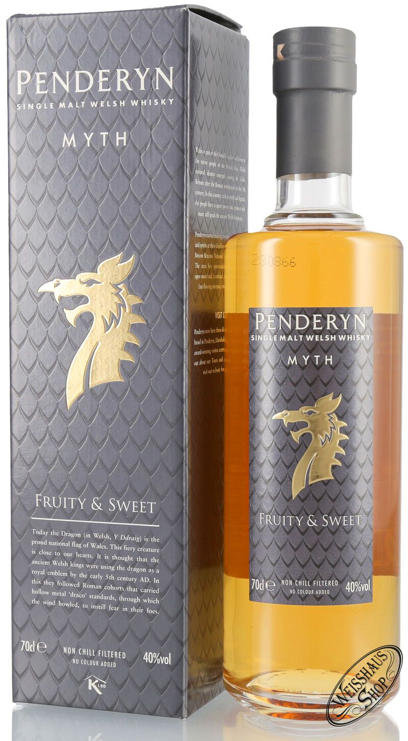 Penderyn Myth Single Malt Whisky 40% vol. 0,70l Penderyn Myth Single Malt Whisky 40% vol. 0,70l