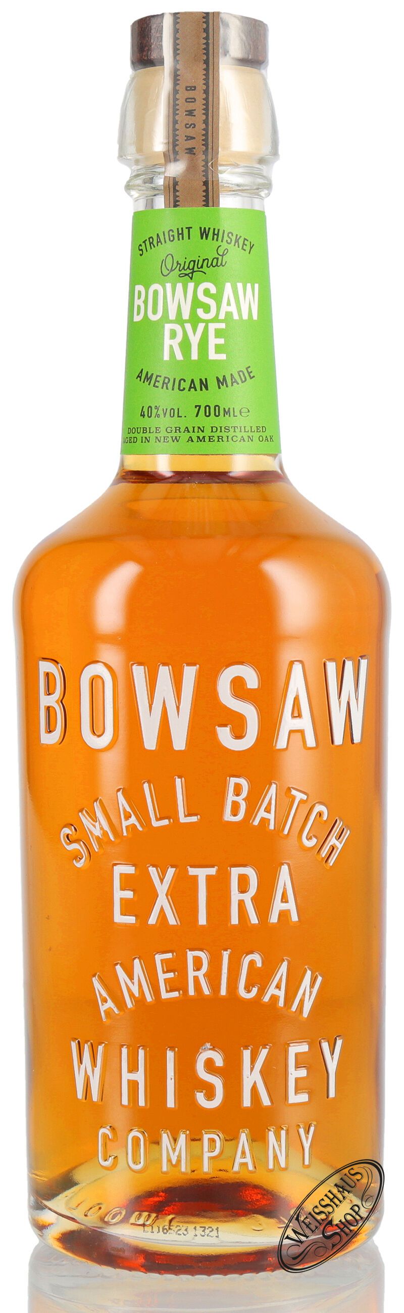 Bowsaw Rye Whiskey 40% vol. 0,70l