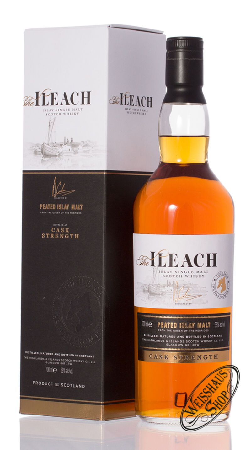 The Ileach Cask Strength Islay Whisky 58% vol. 0,70l The Ileach Cask Strength Islay Whisky 58% vol. 0,70l