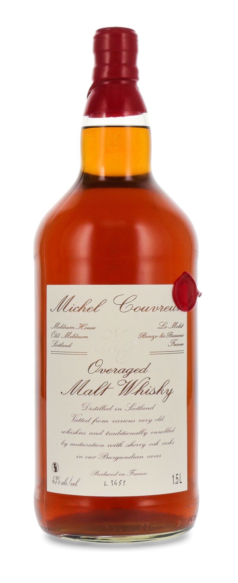 Michel Couvreur Overaged Malt Whisky 43% vol. 1,50l Magnum