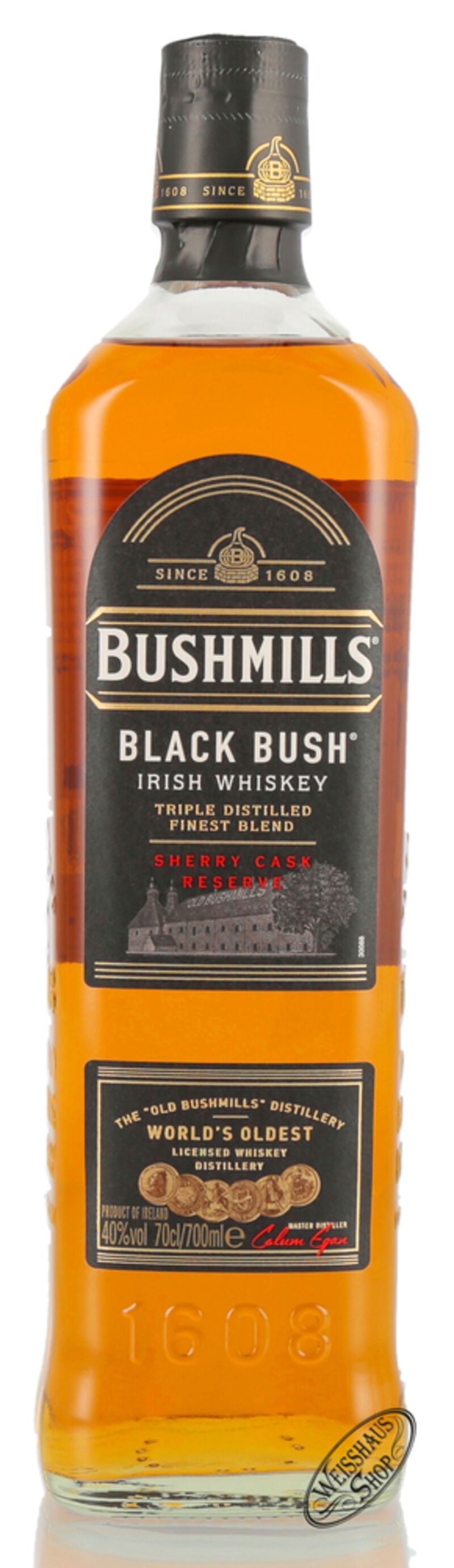 Bushmills Black Bush Irish Whiskey 40% vol. 0,70l B-Ware