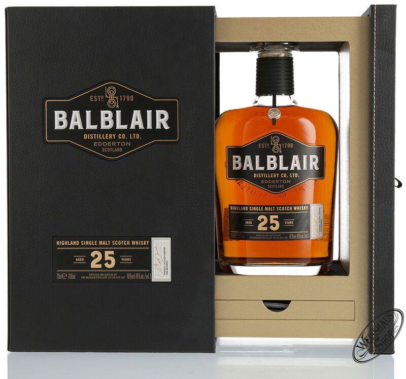 Balblair 25 YO Highland Single Malt Whisky 46% vol. 0,70l
