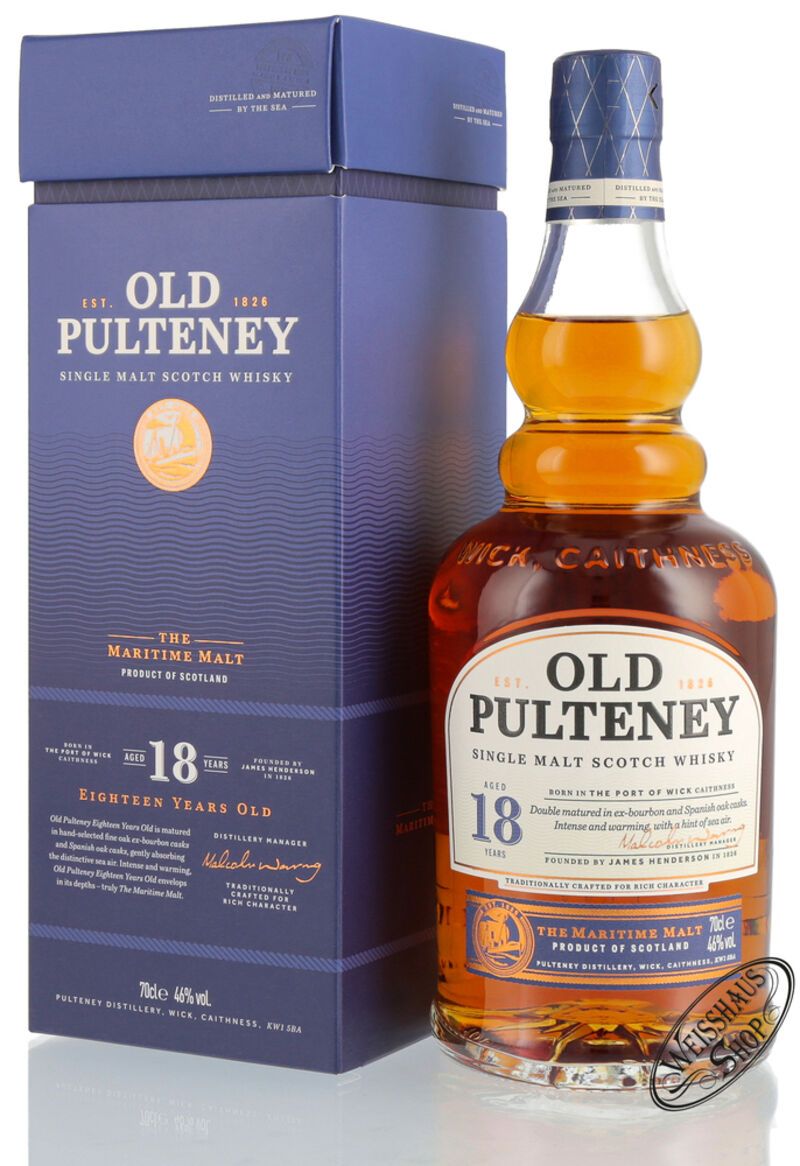 Old Pulteney 18 YO Whisky 46% vol. 0,70l Old Pulteney 18 YO Whisky 46% vol. 0,70l