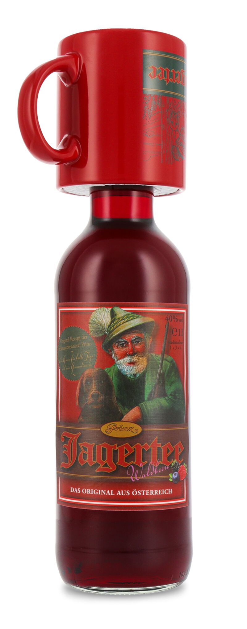 Prinz Jagertee Waldbeere 40% vol. 1,0l