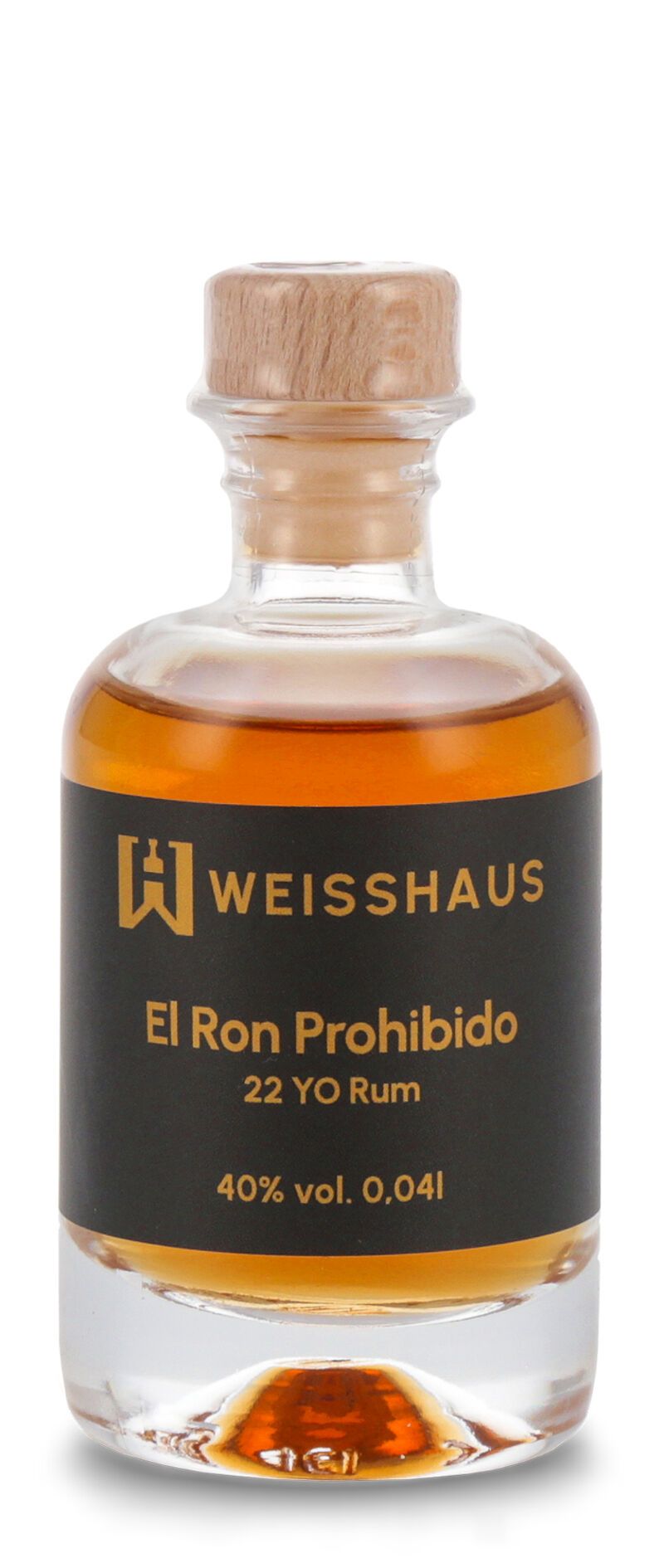 El Ron Prohibido 22 YO Rum 40% vol. 0,04l Weisshaus Sample