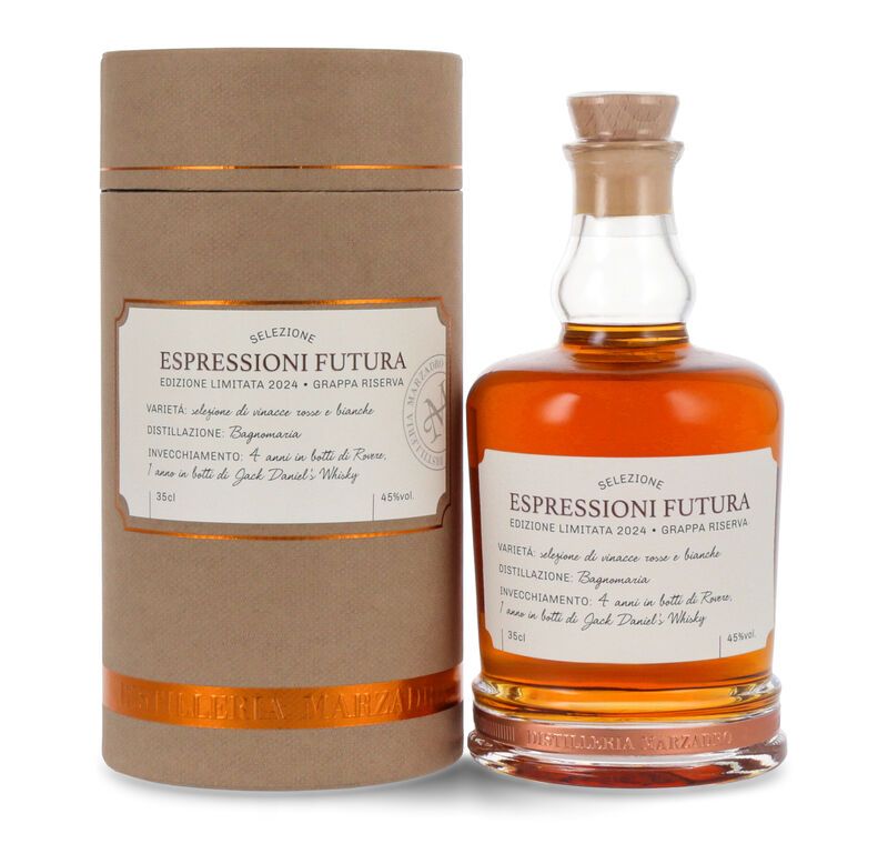 Marzadro Grappa Espressioni Futura 45% vol. 0,35l
