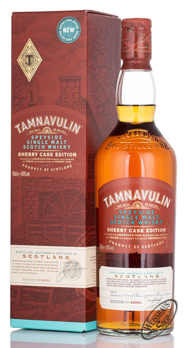 Tamnavulin Sherry Cask Edition Whisky 40% vol. 0,70l Tamnavulin Sherry Cask Edition Whisky 40% vol. 0,70l